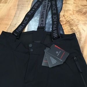 Booger Fire + Ice Ski Scott 3-T bib pants size large NWT